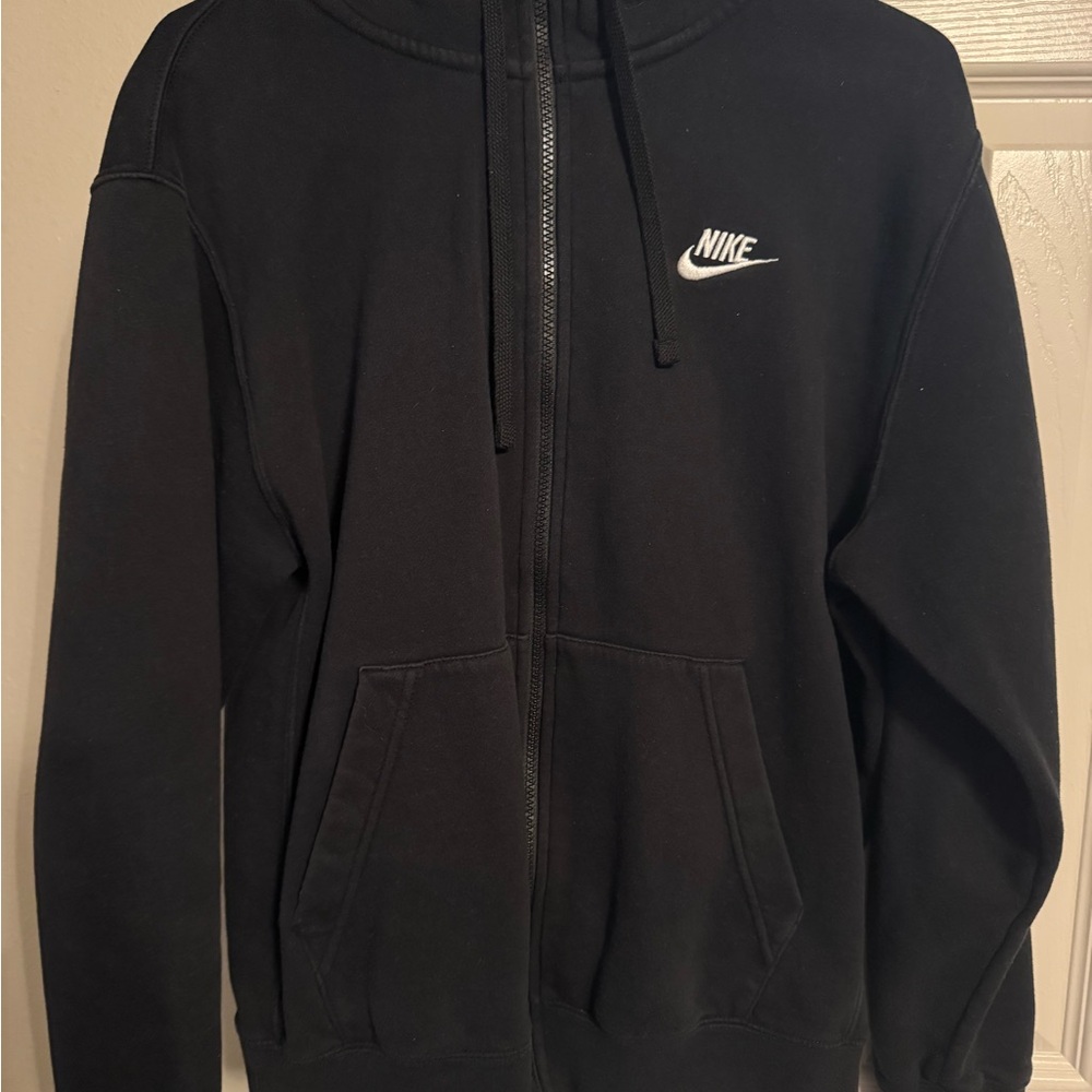 Nike Black Zip-Up Hoodie